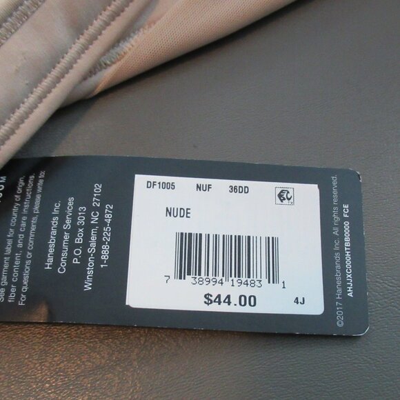 Bali Women's Side & Back Smoothing Underwire Minimizer Bra, Nude 5, 36DD - Picture 3 of 6